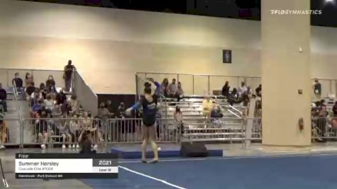 Summer Horsley - Floor, Cascade Elite #1009 - 2021 USA Gymnastics Development Program National Championships