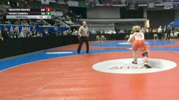 7A 215 lbs Semifinal - Braxton Reaves, Hewitt-Trussville vs Wyatt Carroll, Thompson HS