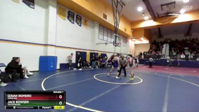 138 lbs Round 3 - Izaiah Romero, Winslow vs Jace Bowser, Wickenburg