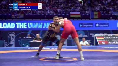 97 kg Repechage #3 - Peter Oehler, Germany vs Rustam Assakalov, Uzbekistan