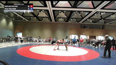 130 lbs Cons. Round 3 - Waylan Collins, NC vs Kaja Williams, FL