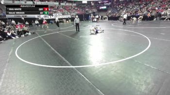 D2-144 lbs Cons. Semi - Isaac Briggs, Saint Croix Falls vs Trig White, Chetek-Weyer./Prairie Farm