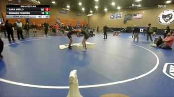 100 lbs Quarterfinal - Sara Merlo, Westminster vs Esmarie Puentes, Santa Maria