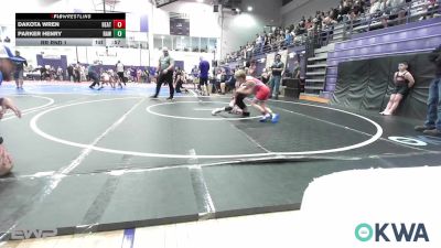 73 lbs Rr Rnd 1 - Dakota Wren, Heat vs Parker Henry, Raw Wrestling Club