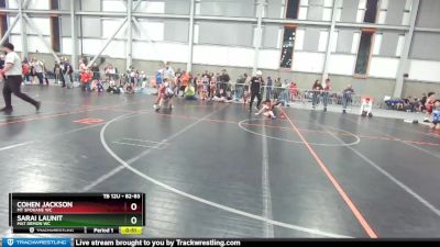 82-83 lbs Round 2 - Sarai Launit, Mat Demon WC vs Cohen Jackson, Mt Spokane WC