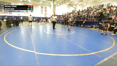 105 lbs Cons. Round 1 - Dulce Lugo, Cerritos vs Xochitl Saenz, San Clemente