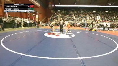 2A-157 lbs Cons. Semi - Clay Teichert, Cokeville vs Caleb Vollmer, Tongue River