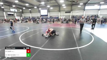 132 lbs Quarterfinal - Ron Estill, Valley Vipers vs Alex Hernandez, Evwc