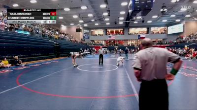 120 lbs 3rd Place Match - Cael Brubaker, McKinney Boyd vs Charlie Hempfling, Conroe The Woodlands