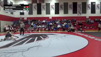150 lbs Semifinal - Blake Fox, Osage vs Reed Campbell, Clarion-Goldfield-Dows