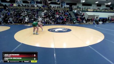 190 lbs Cons. Round 1 - Preston Erickson, Edgar vs Jace Ostrowski, Marathon