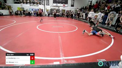 73 lbs Semifinal - Jack Anderes, Honey Badgers Wrestling Club vs Hudson Glover, Sperry Wrestling Club