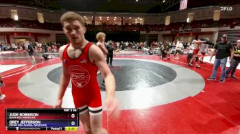 150 lbs Cons. Round 2 - Jude Robinson, Black Fox Wrestling vs Grey Jefferson, Pryor High School Wrestling