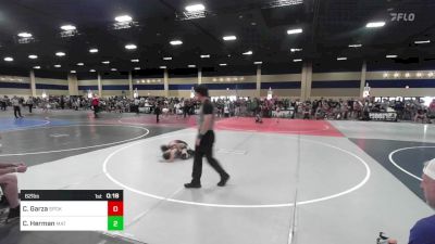 62 lbs Consi Of 4 - Cree Garza, Spokane Wrestling vs Cruz Herman, Mat Demon WC