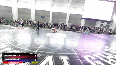 70 lbs Cons. Semi - Mason Hamilton, UT vs Daxton Telford, UT