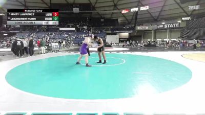 Boys 4A 285 lbs Cons. Round 4 - LeeAndrew Rubin, Kentwood vs Mikey Lawrence, Lake Stevens