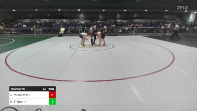 113 lbs Round Of 16 - Domenic Munaretto, IL vs Nikos Filipos, PA