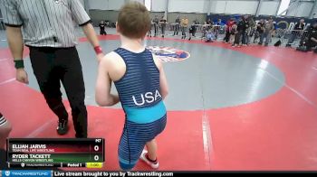 77 lbs Quarterfinal - Ryder Tackett, Hells Canyon Wrestling vs Elijah Jarvis, Team Real Life Wrestling