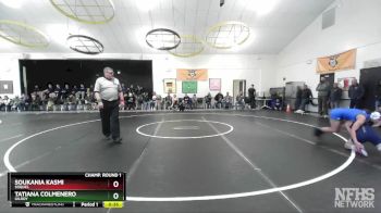 115 lbs Cons. Round 2 - Tatiana Colmenero, Gilroy vs Soukania Kasmi, Soquel