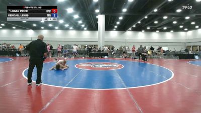 144 lbs Semis - Logan Price, Spartan RTC@LHP vs Kendall Lewis, Tennessee Wrestling Academy