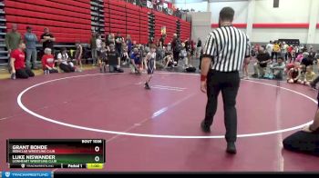 40 lbs Semifinal - Luke Niswander, Lionheart Wrestling Club vs Grant Bohde, Ironclad Wrestling Club