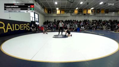 145 lbs Champ. Round 1 - Gianna Panaggio, Marina vs Leah Espinosa, Adelanto