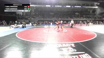 155 lbs Champ. Round 2 - Joell Ferguson, Pleasant Grove vs Kate Luzuriaga, Del Oro