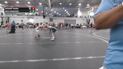 144 lbs Quarterfinals (8 Team) - Anthony Barra, Rebellion vs Seth Crawford, Freakztyle Black