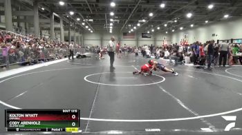 90 lbs Champ. Round 1 - Cody Arenholz, Olathe East vs Kolton Wyatt, Emporia
