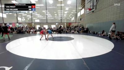 120 lbs Quarterfinal - Eva Finley, 208 Badgers Wrestling Club vs Ava Williams, All In Wrestling Academy