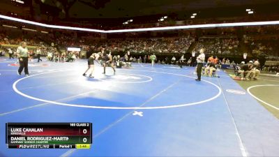 165 Class 2 lbs Champ. Round 1 - Luke Cahalan, Kirksville vs Daniel Rodriguez-Martinez, Gateway Science Charter