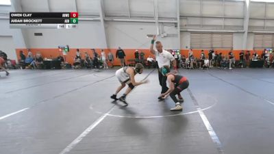80-84 lbs Round 1 - Owen Clay, Anchor Bay Wrestling Club vs Judah Brockett, Ashland