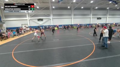 215 lbs Cons. Round 1 - Sebastian Morera, Gladiator Wrestling vs Julian Burgett, Unattached