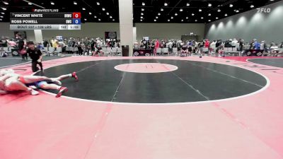 138 lbs Champ. Rd Of 32 - Vincent White, Big Red Wrestling Club vs Ross Powell, Bristow Wrestling Club