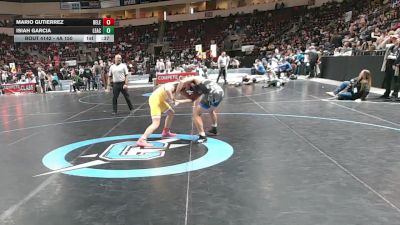 4A 150 lbs Cons. Round 1 - Mario Gutierrez, Belen vs Isiah Garcia, Legacy Academy