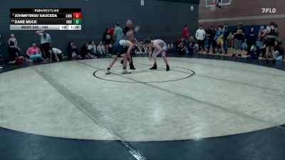 140 lbs Cons. Round 4 - JohnnyRigo Sauceda, All In Wrestling Academy vs Dane Muck, Hawk Wrestling Club