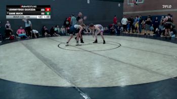 140 lbs Cons. Round 4 - JohnnyRigo Sauceda, All In Wrestling Academy vs Dane Muck, Hawk Wrestling Club