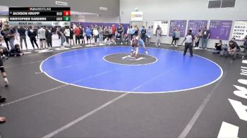 126 lbs Cons. Round 5 - Jackson Kropp, Rossview vs Kristopher Sanders, Chattanoogan Christian