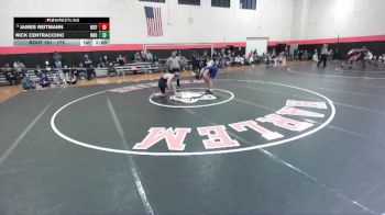 175 lbs Champ. Round 2 - James Reitmann, Wheaton (ST. FRANCIS) vs Nick Centracchio, Niles (NOTRE DAME)