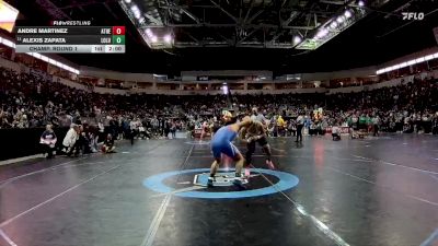 5A 189 lbs Champ. Round 1 - Alexis Zapata, Los Lunas vs Andre Martinez, Atrisco Heritage