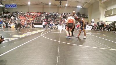 100 lbs Semifinal - Michael Evans III, Tulsa Blue T Panthers vs Augustus Cosby, Pawhuska Elks Takedown