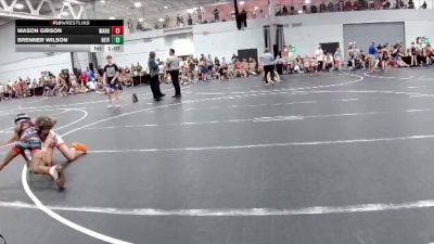 80 lbs Round 2 (8 Team) - Mason Gibson, Warhawks vs Brenner Wilson, Revival
