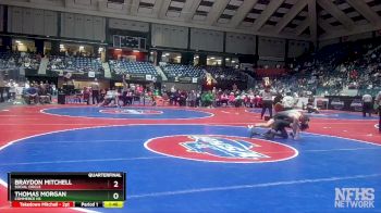 1A-120 lbs Quarterfinal - Thomas Morgan, Commerce Hs vs Braydon Mitchell, Social Circle