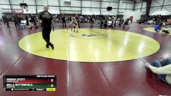 115 lbs 3rd Place Match - Arisna Stott, Cedar Valley vs Bella Butterfield, Riverton