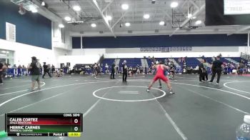 126 lbs Cons. Semi - Caleb Cortez, Ayala Wrestling vs Merric Carnes, Temescal Canyon