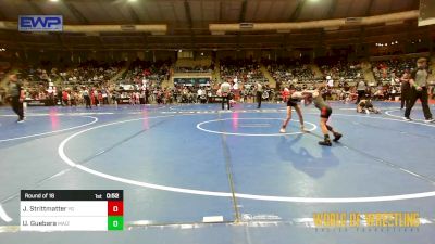 52 lbs Round Of 16 - Jordy Strittmatter, Young Guns vs Uriah Guebara, Maize Wrestling Club