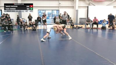 115 lbs Semis - Maxx Watson, Sandpoint Legacy Wrestling Club vs Nox O'Brien, Wasatch Wrestling Club
