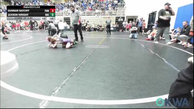 64 lbs Consi Of 8 #2 - Gunnar Ratciff, Prime Wrestling vs Jaxson Wright, Bartlesville Wrestling Club