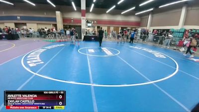 53 lbs Semifinal - Avilette Valencia, NB Elite Wrestling Club vs Zaylah Castillo, Gracie Barra Westchase Wrestling Club