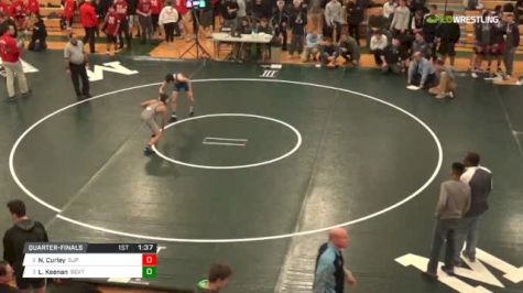 106 lbs Quarterfinal - Nick Curley, St. John's Prep vs Lee Keenan, Southeastern